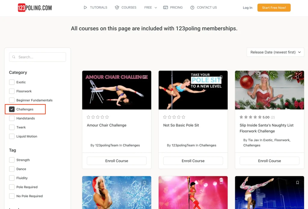 123poling 2024 monthly challenges